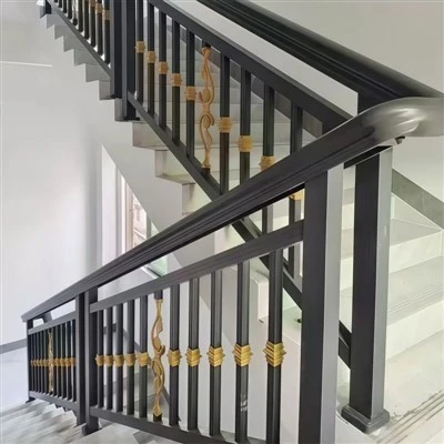 Modernistische aluminium trapbeugels